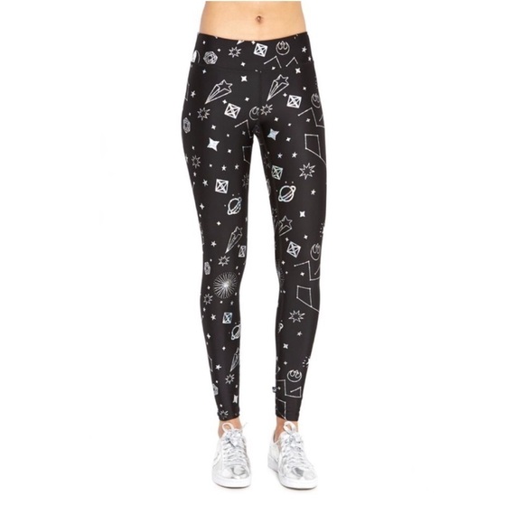 Terez x Star Wars Hologram Foil Graphic High Rise Leggings - Picture 1 of 12